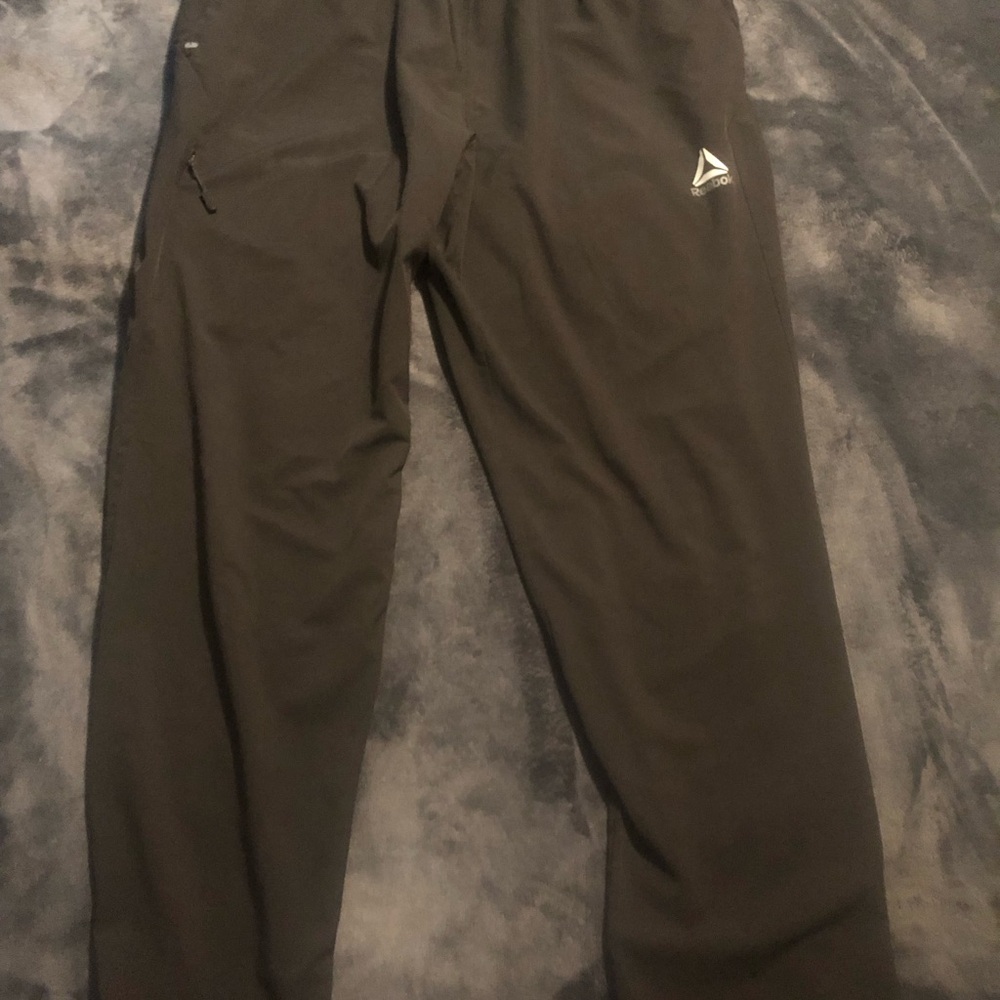 Reebok Men's Black Athletic Pants